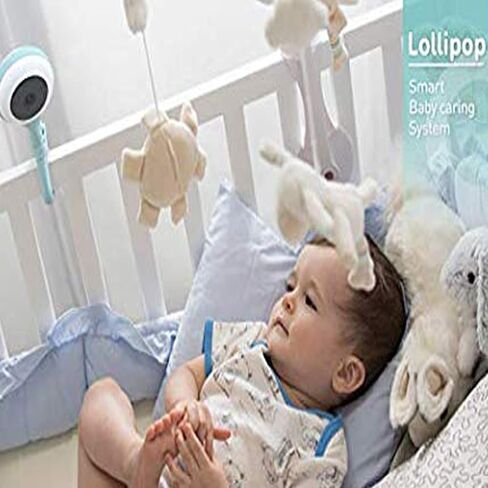 Lollipop Baby Camera with True Crying Detection, Smart Baby Monitor with Camera and Audio with Two Way Talk Back. an Ideal Gift for Baby Shower. Comes with Infrared Night Vision. (Pistachio) in Saudi Arabia