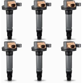 ENA Set of 6 Ignition Coil Pack Compatible with Ford Lincoln 2014 2015 2016 2017 2018 2019 2020 Explorer Expedition F150 Flex Lobo MKS MKT Navigator Transit Taurus V6 3.5L Coils for C1814 DG549 UF646