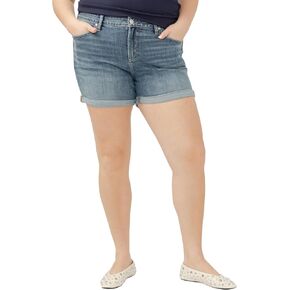 شورت نسائي من Silver Jeans Co. مقاس كبير من Suki متوسط ​​الارتفاع ومنحنٍ in Kuwait