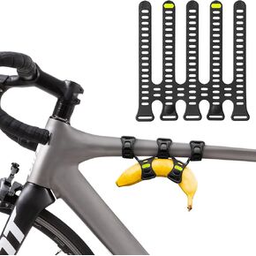 Bone】Bike Phone Charger Accessory Kit Plus, Silicone Bicycle Multi-Purpose Accessory Holder for Portable Charger Power Bank, Speaker, Outdoor, Camping, Travel (Power Bank Not Included)