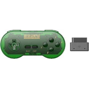 لوحة تحكم لاسلكية 8Bitdo Sn30 2.4G لجهاز SNES/SFC الأصلي (إصدار شفاف) in Kuwait