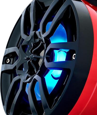 DS18 CF-PS6 2-Way Wakeboard Pod Tower Speakers with Integrated RGB Lights - 300 MAX – Perfect for Jet Skies, Ideal for ATV, UTV, Jeep, Side by Side, Marine,RZR in Saudi Arabia