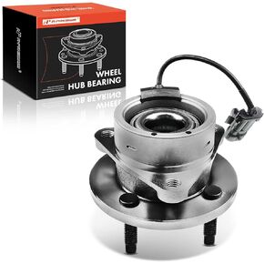 محمل العجلة الأمامية الممتازة ومجموعة المحور مع ABS و4 عروة متوافقة مع Chevy Cobalt 2005-2010، Pontiac G5 2007-2010، Pursuit 2005-2006، Saturn Ion 2003-2007، 4 عجلات ABS