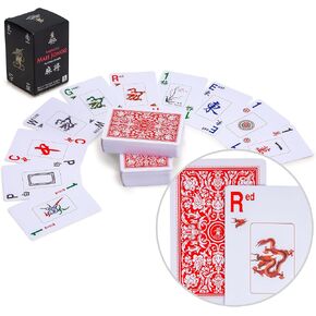 Yellow Mountain Imports American Mah Jongg (Mahjong) Playing Cards - 178 Card Set