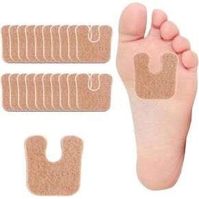 72 Pcs Metatarsal Adhesive Pads Forefoot Foot Pads U Shaped Pain Relief Foot Cushion Keep Calluses from Rubbing on Shoes Protect Calluses from Rubbing on Shoes Reduce Foot and Heel Pain