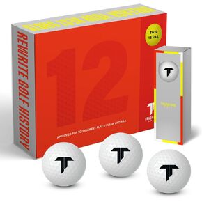 White Golf Balls - Super Soft Long Distance Golf Balls - Ionomer Soft Core Classic White Golf Balls with Less Spin and Increased Speed Helps Improve Your Game