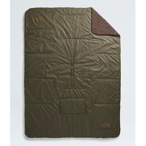 THE NORTH FACE Wawona Fuzzy Blanket, Summit Navy/Rusted Bronze, One Size