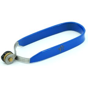Hackle Plyer for Fly Tying, Versatile Palmering Pliers with Rubber Pads, Blue