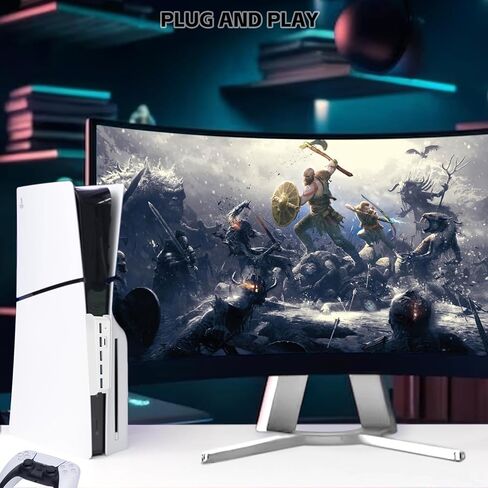 موزع USB بـ 5 منافذ لجهاز PS5، محول مقسم شاحن Megadream عالي السرعة مع 4 USB + 1 منفذ شحن USB + 1 منفذ من النوع C، متوافق مع وحدة تحكم ألعاب Playstation 5 Dualsence in Kuwait