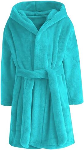 أرواب حمام للأولاد والبنات من SRVNFBKT، أرواب حمام للأطفال بغطاء للرأس من القطيفة الناعمة من الفلانيل هدية ملابس نوم للأولاد والبنات in Kuwait