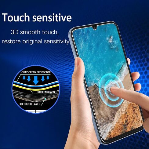 MAYtobe [واقي شاشة للخصوصية مكون من عبوتين مصمم لهاتف Samsung Galaxy A15 5G من الزجاج المقسى، بدون فقاعات، مضاد للخدش، سهل التركيب in Kuwait