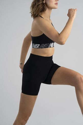 New Balance Women's Racerback Seamless Medium Support Sport Bra with Adjustable Straps and Removable Pads in Saudi Arabia