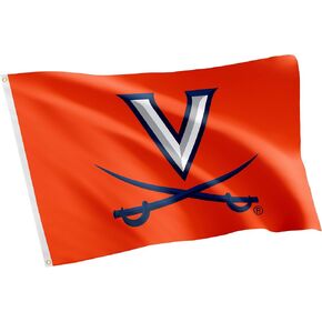 Desert Cactus University of Virginia Flag Cavaliers UVA Wahoos Flag Banners 100% Polyester Indoor Outdoor 3x5 feet Flags (Style 1)