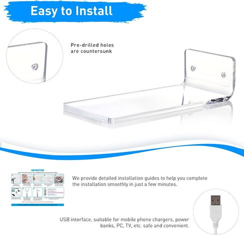 شاشة عرض أحذية عائمة LED من OAPRIRE مكونة من 6 قطع مع أجهزة تحكم عن بعد وتطبيقات، ورف أحذية متغير اللون لمزامنة الموسيقى للجدار، ورف أحذية معلق متغير اللون RGB، وعرض حذائك العلوي in Kuwait