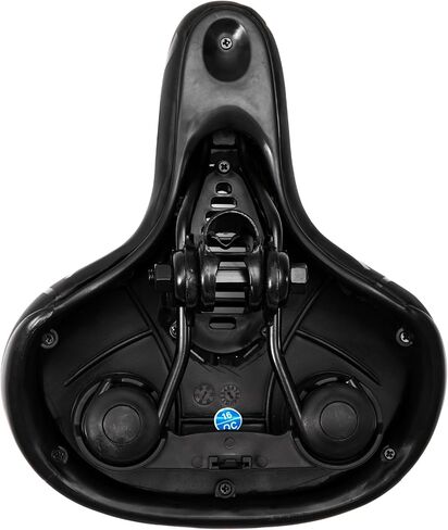 DRBIKE Bike Seat for Men Women, Comfortable Padded Bicycle Saddle with Tailight, Dual Spring Design & Soft Cushion, Breathable Bicycle Seat for Mountain, Road, Exercise, Touring & Cruiser Bike, Black in Saudi Arabia