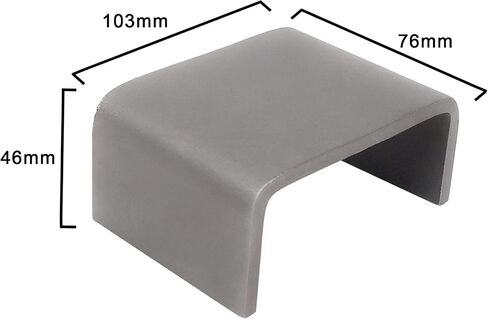 Heavy Duty Weld On 2x4 Steel Stake Pockets (3/16''Thick) 5mm for Trailer & Truck -8PACK in Saudi Arabia