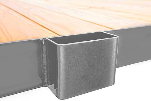 Heavy Duty Weld On 2x4 Steel Stake Pockets (3/16''Thick) 5mm for Trailer & Truck -8PACK in Saudi Arabia