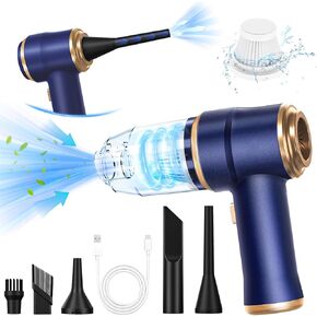 Mini Car Vacuum 9500Pa Portable Cordless Handheld Vacuum, Vacuum Cleaner and Air Duster with 3 Filter for Car, Sofa, Office, Pet, Home