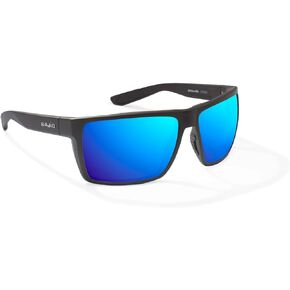 Bajio Stiltsville Frame in Black Matte with Blue Mirror Glass Lenses