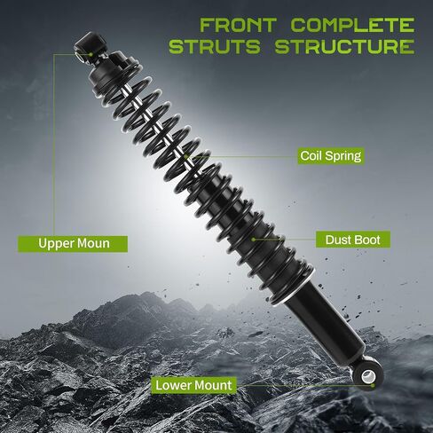 AUTOSAVER88 Rear Load Shocks and Strut Compatible with 2002-2010 Dodge Ram 1500 in Saudi Arabia