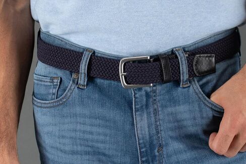 Trafalgar Riverside Solid Stretch Weave Belt in Saudi Arabia