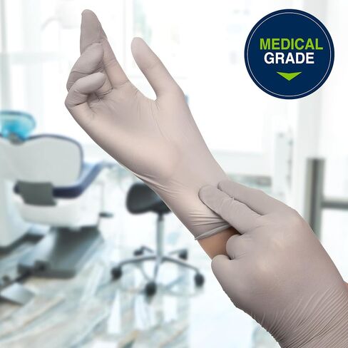 HALYARD Sterling SG Nitrile Powder-Free Exam Gloves, 3.7 mil, 9.5", Gray, Small, 41658 (Case of 2500) in Saudi Arabia
