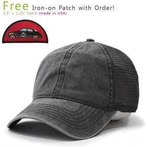 Vintage Washed Cotton Soft Mesh Adjustable Baseball Cap