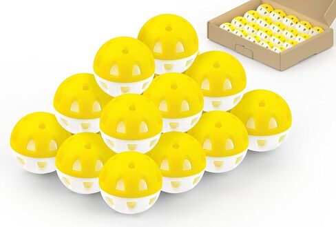 Practice Golf Balls (20-Pack) 42mm Limited-Flight Rubber Golf Balls to Improve Your Swing - Hollow Airflow Mini Soft Balls - Good for Home Putting & Backyard Swing, Indoor & Outdoor in Saudi Arabia