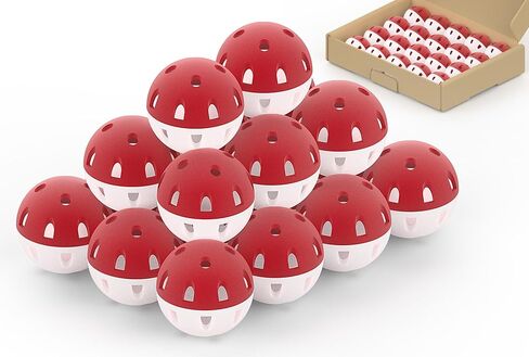 Practice Golf Balls (20-Pack) 42mm Limited-Flight Rubber Golf Balls to Improve Your Swing - Hollow Airflow Mini Soft Balls - Good for Home Putting & Backyard Swing, Indoor & Outdoor in Saudi Arabia