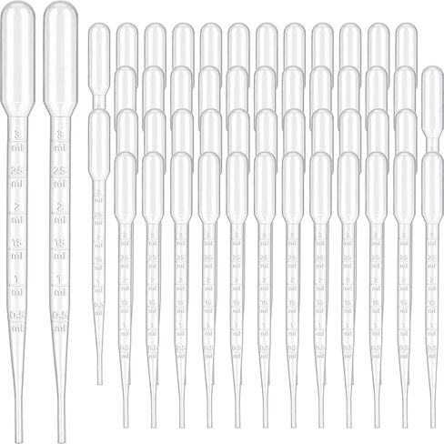 1000 Pcs Plastic Transfer Pipettes Disposable Graduated Pipettes for Scientific Experiment, Essential Oils, Make up Tool (5 ml) in Kuwait