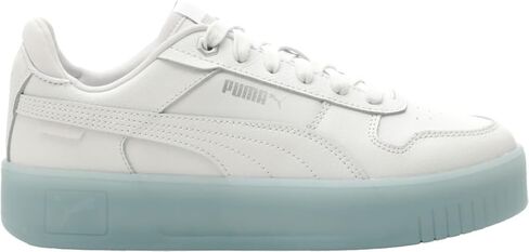 حذاء رياضي نسائي من PUMA Carina Street، جلد سويدي-Vapor Gray-Vapor Gray Gold، 5.5 in Kuwait