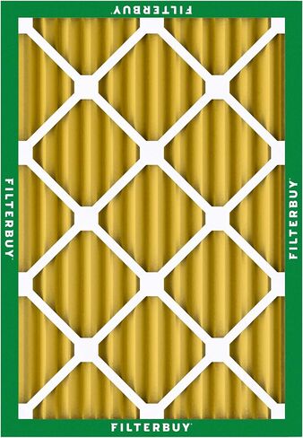 Filterbuy 15x20x1 Air Filter MERV 11 Allergen Defense (4-Pack), Pleated HVAC AC Furnace Air Filters Replacement (Actual Size: 14.50 x 19.50 x 0.75 Inches) in Kuwait