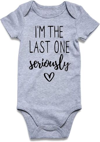 UNICOMIDEA Unisex Baby Letter Print Outfit Snaps Cotton Romper 0-12M | Newborn Boy Girl Bodysuit, Easy Diaper Snaps, Soft Cotton, Baby Birthday Gift in Saudi Arabia