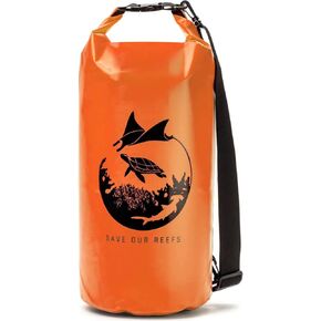 GILI Waterproof Dry Bag, Roll Top Compression Sack Keeps Gear for Paddle Boarding, Kayaking, Beach, Boating and Hiking | 15 Liters Made with heavy-duty, vinyl-coated fabric (Yellow, 15L)