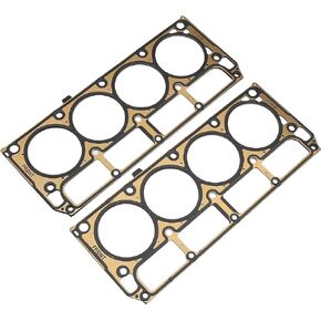 X AUTOHAUX 2Pcs Engine Cylinder Head Gasket for Cadillac CTS 2006-2007 for Hummer H2 2003-2007 Gasket Cylinder Head for Engine 6.0L, 6.2L, 7.0L. 8 CYLINDER Replace 12569365 12575392