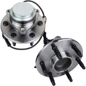 Autoround 515054 2WD Front Wheel Bearing and Hub Assembly fit for Chevy Tahoe, Chevrolet Silverado 1500 Suburban Avalanche Express, GMC Yukon XL 1500 Sierra Savana, Cadillac Escalade 6 Lug, 2-Pack