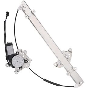 741-348 Front Driver Side Power Window Lift Regulator with Motor (2 Pins Only) Compatible with Nissan Frontier 2005-2015/ Pathfinder 2005-2010/ Xterra 2005-2015/ Suzuki Equator 2009-2010