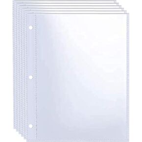 40 Pack 160 Pockets 3.5x5" Photocard Sleeves for A5 Mini 3 Ring Binder, Ultra-Clear Photo Sleeves, Double-Sided 2 Pocket Photo Pages, Top Loading Sheet Protector for Photos, Postcards, Seed Packets