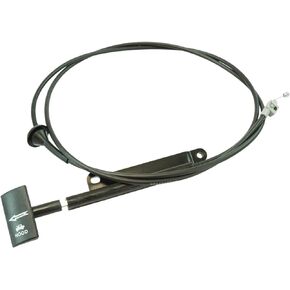 TRQ Hood Release Latch Cable and Pull Handle for 94-04 Ford Mustang New