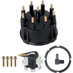 Distributor Cap and Ignition Rotor Kit 805759Q3 805759T3 805759T1 Replacement for MerCruiser 5.0L 5.7L 7.4L 8.2L 350 V8 Engines with Thunderbolt IV and V HEI Ignitions