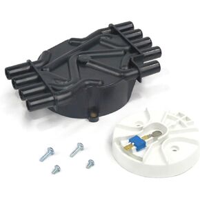 Distributor Cap and Rotor kit Compatible with Mercruiser and Volvo Penta V8 5.0, 5.7, 6.2 Engines
