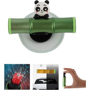 PSLER Panda Designed Safety Hammer Emergency Kit 2-in-1 Emergency Window Breaker & Seat Belt Cutter Cute Glass Breaker Safety Hammer (Black)