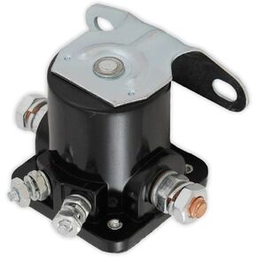 New 12V Starter Solenoid Compatible With 1978-92 OMC, 1970-77 Mercruiser, 1975-85 Pleasurecraft, 4-Terminal SAE Threads 984628 988012 1972255, 4921, SAZ-4201EW