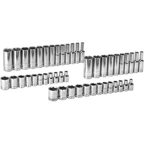 GEARWRENCH 37 Pc. 1/2" Drive 12 Point Standard & Deep Metric Socket Set - 80730