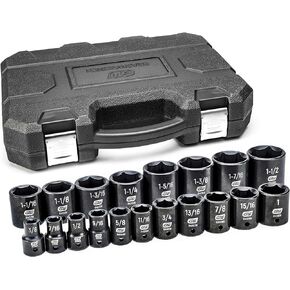 GEARWRENCH 12 Pc. 1/2" Drive 6 Pt. Standard Impact Socket Set, Metric - 84930N