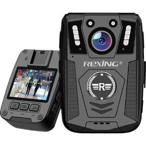 P1 Body Camera 1080p Full HD 2" Display | 64G Memory | Record Video, Audio & Pictures, Infrared Night Vision, Police Panic Mode, 3000 mAh Battery, 10HR Battery Life, Waterproof, Shockproof in Kuwait