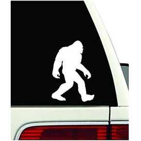 Decal Dude® Bigfoot Decal Car Truck 4x4 Yeti Sasquatch Sticker Vinyl Off Road (5.5" inches (White)