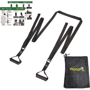 ISO Trainer - Isometric Exercise for Strength Training, Stretching, Yoga, Pilates - a USA Company (Black)