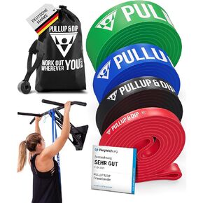 Pull Up Assistance Bands - Pullup & Dip Resistance Bands for Pull Up Assist, Resistance Band, Heavy Duty Resistance Bands, Inlcudes Exercise Ebook with 35 Exercises in Pull up Bands Assistance Bands