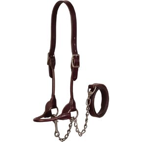 Weaver Leather Livestock Bombshell Show Halter, Brown, Large